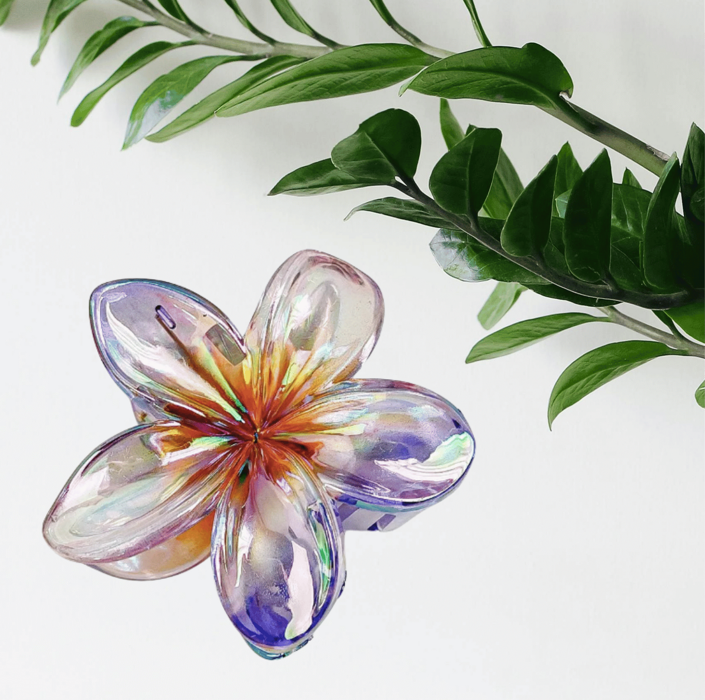 Pinces à cheveux brillantes - Fleur de Tahiti