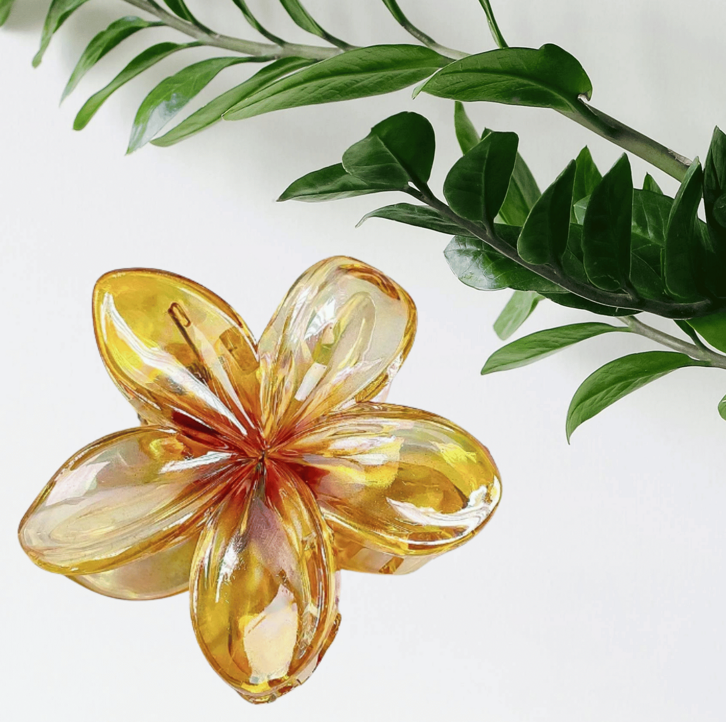 Pinces à cheveux brillantes - Fleur de Tahiti