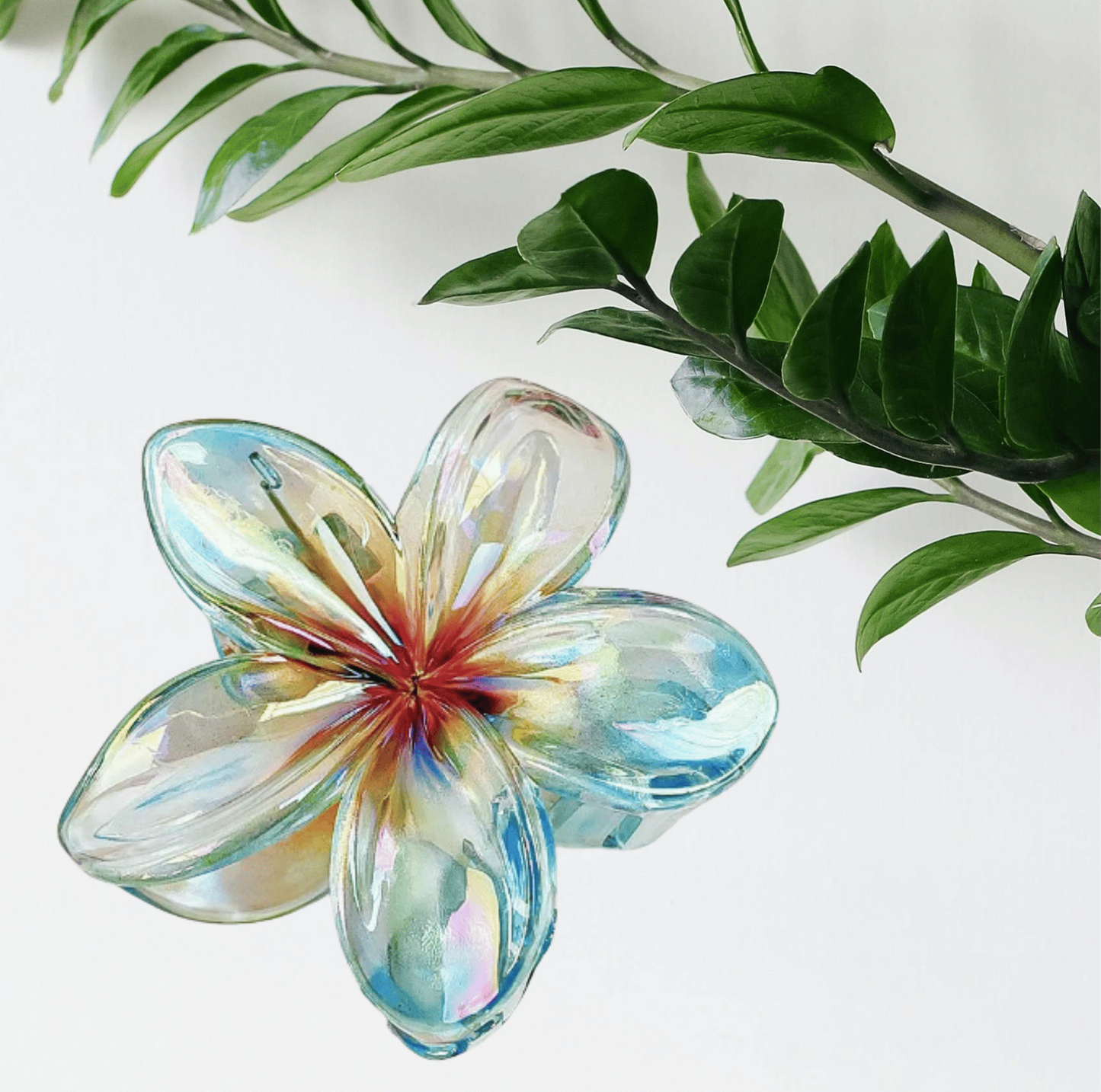 Pinces à cheveux brillantes - Fleur de Tahiti