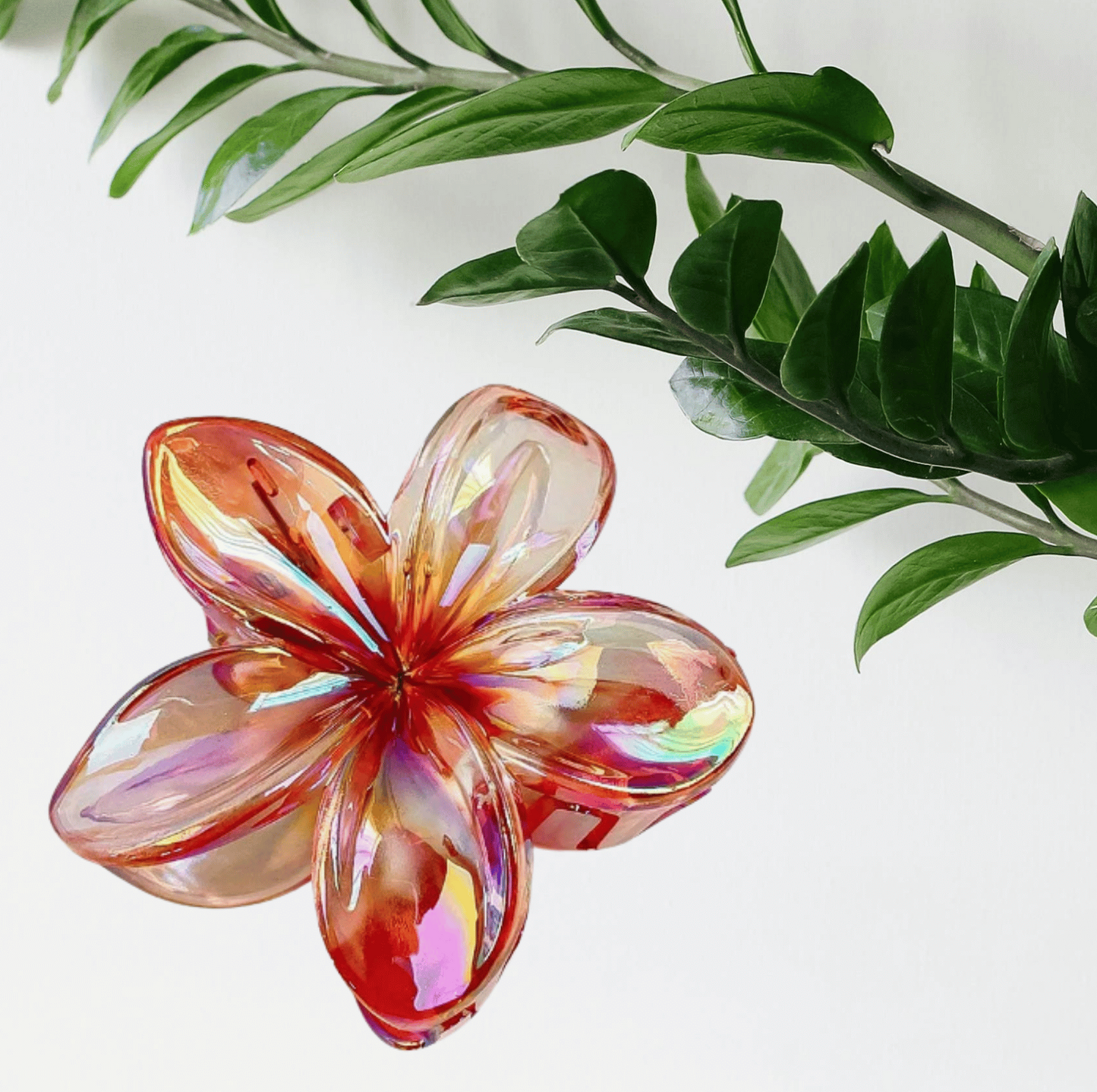 Pinces à cheveux brillantes - Fleur de Tahiti